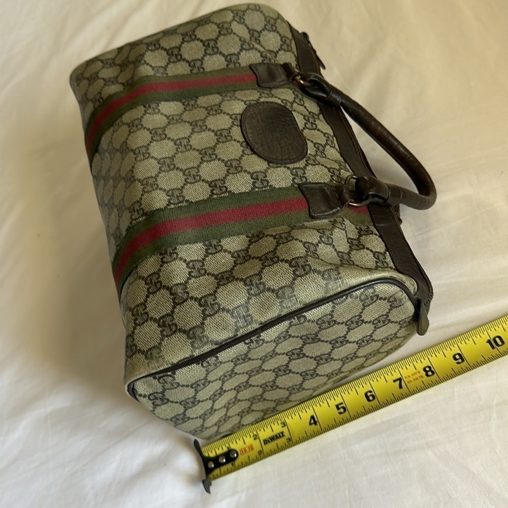 Vintage 80’s GUCCI GG Supreme Boston Bag Vintage - Picture 11 of 16
